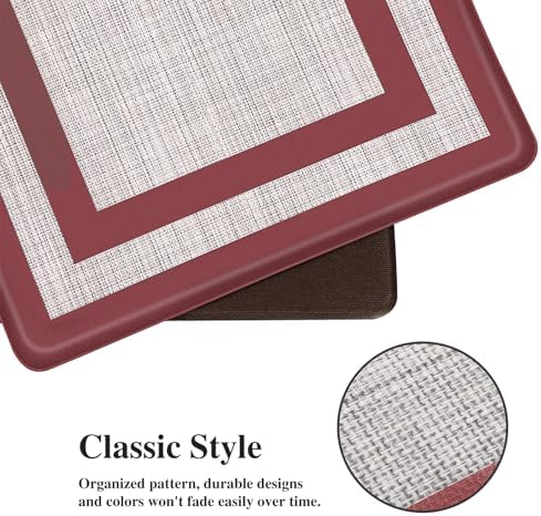 Mattitude Kitchen Mats Set of 2,Cushioned Anti-Fatigue Non-Skid Rug Sets - Image 3