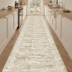 3x18 Runner Rug Non Slip,Washable Hallway Runner Rug,Brown - Image 5