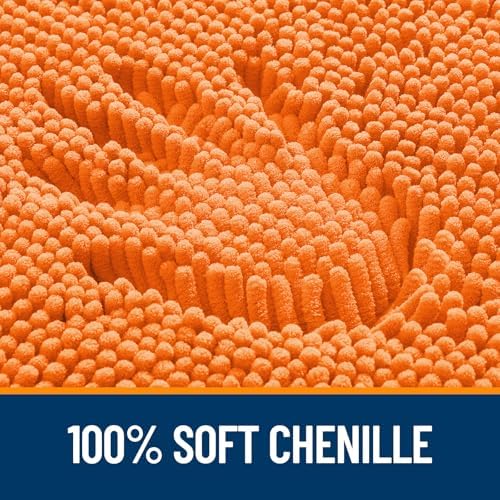 OLANLY Large Bathroom Rugs 59x35, Extra Soft Absorbent Chenille Bath Rugs - Image 3