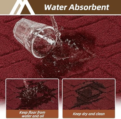 COSY HOMEER Kitchen Rugs 24"x35" Non-Slip Washable Kitchen Mats for Floor - Image 5