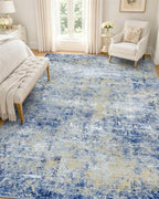 OLANLY 5x8 Washable Area Rug, Soft Non Slip Carpet for Bedroom Living Room by OLANLY