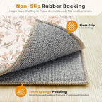 SameBed Washable 2x3 Entryway Area Rug, Vintage Kitchen Rug Cream Beige - Image 6