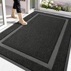 OLANLY Front Door Mat Outside 71x47, All-Season Heavy-Duty Rubber Doormat by OLANLY