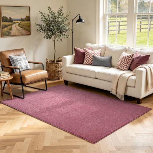 3x5 Red/White Area Rug Washable Non-Slip Soft Thin for Bedroom Kitchen by Unknown