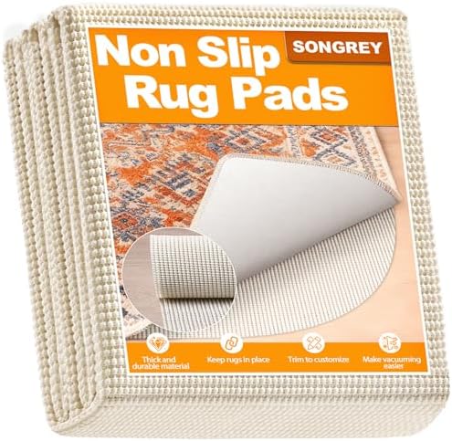 Songrey Non-Slip Rug Pad Round 4 FT, White by Unknown