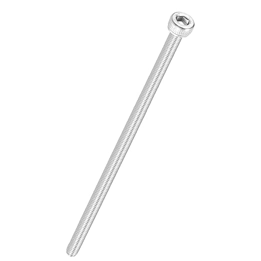 Kozelo 6pcs Socket Head Cap Screws - [M3-0.5 x 80mm] 304 Stainless Steel Allen Socket Drive for Electrical Motor 3D Printing Fan Engine Replacement Use, Silver