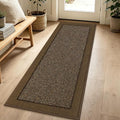 BEQHAUSE Indoor Door Mat 24" x 72", Dirt Trapper Door Mats, Brown by BEQHAUSE