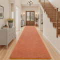 AROGAN 3x10 Runner Rug for Hallway, Long Runner Rugs Non Slip, Orange by AROGANAREARUG