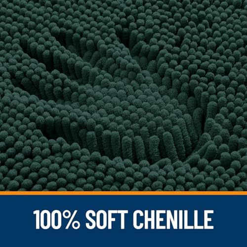 OLANLY Large Bathroom Rugs 50x30, Extra Soft Absorbent Chenille Bath Rugs - Image 3