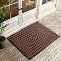 ubdyo Extra Durable Door Mat Outside Entrance (47" x 32", Bright Burgundy) by UBDYO