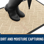 OLANLY Front Door Mat Outside 71x47, All-Season Absorbent Rubber Doormat - Image 7