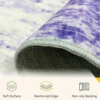 RELEANY Washable 5'x7' Abstract Area Rug for Living Room Purple - Image 5