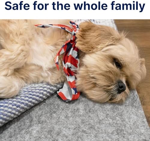 RUGPADUSA - Dual Surface - 10'x13' - 1/8" Thick - Felt + Rubber - Non-Slip Backing Rug Pad - Adds Low-Profile Comfort and Protection - Image 3