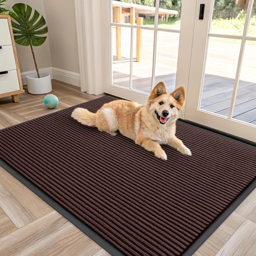 OLANLY Front Door Mat 47x34, Waterproof Heavy-Duty Indoor Outdoor Doormat by OLANLY