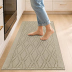 COSY HOMEER Kitchen Rugs 24"x35" Non-Slip Washable Kitchen Mats for Floor by COSYHOMEER