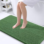 OLANLY Bathroom Runner Rugs 44x24, Extra Soft Absorbent Chenille Bath Rugs by OLANLY