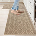 COSY HOMEER Kitchen Rugs Sets of 2 Non-Slip Washable,20”x30“+20”X48“ by COSYHOMEER