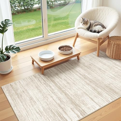 2x4 Rug Runners for Hallways Non Slip,Brown - Image 5