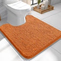 OLANLY Toilet Rugs U-Shaped 24x24, Soft Absorbent Chenille Contour Rugs by OLANLY