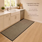 eqivei Kitchen Runner Rug, 24" x 59", Non-Slip Washable Kitchen Floor Mat - Image 2