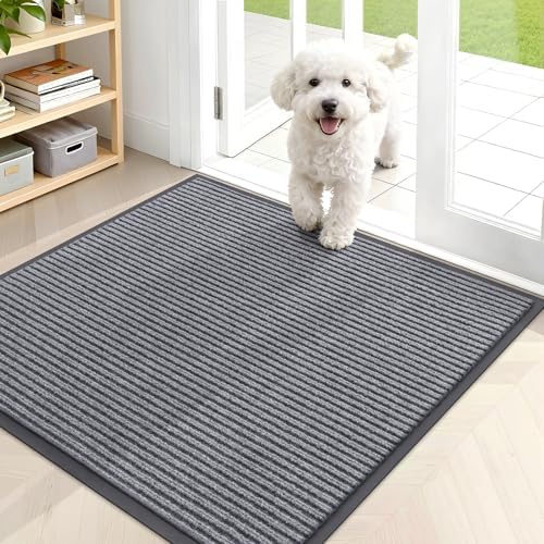 OLANLY Front Door Mat 35x30, Waterproof Heavy-Duty Indoor Outdoor Doormat by OLANLY