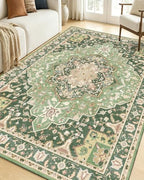 OLANLY 8x10 Washable Area Rug, Soft Non Slip Carpet for Bedroom Living Room by OLANLY