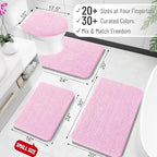 OLANLY Large Bathroom Rugs 44x32, Extra Soft Absorbent Chenille Bath Rugs - Image 2
