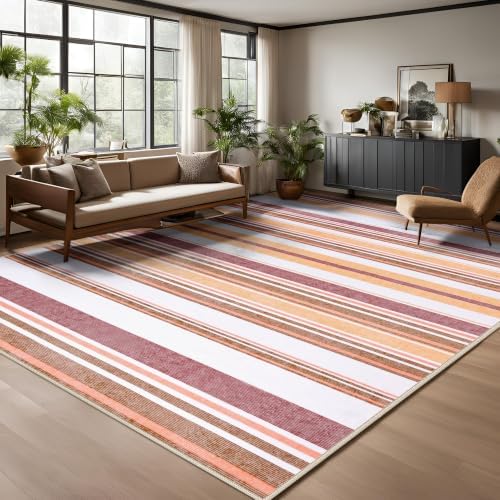 Area Rug 4x6 Red Rug Washable Rugs Non Slip Low Pile Small Carpet for Entryway, Bedroom, Kitchen, Classroom, Kids Room, Office, Dorm, Dining Room - Image 2