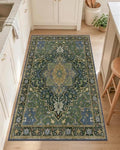 OLANLY 2x4 Washable Accent Rug Non Slip Carpet for Entryway Kitchen Bedside by OLANLY
