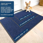 OLANLY Front Door Mat 59x34, Waterproof Heavy-Duty Indoor Outdoor Doormat - Image 2
