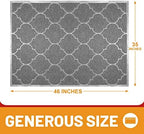 Cosyearn Door Mat, 46x35, Grey, Indoor Outdoor Front Entryway Doormat - Image 3