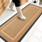 OLANLY Front Door Mat Outside 47x17, All-Season Heavy-Duty Rubber Doormat by OLANLY