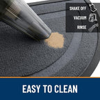 OLANLY Half Circle Front Door Mat Outside 59x34 All-Season Rubber Doormat - Image 5