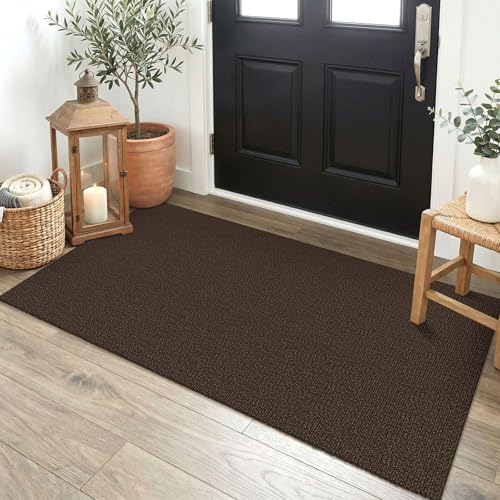 EARTHALL Washable Runner Rug, Non Slip Door Runner, 2x4 Ft, Brown/Coffee by Unknown