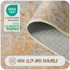 2x5 Beige Gold Rug Runners for Hallways Kitchen Non Slip Washable Entryway Runner Rugs with Rubber Backing 5ft Long Carpet Runner for Laundry Room Bedroom, Low Pile Stain & Fade Resistant - Image 6