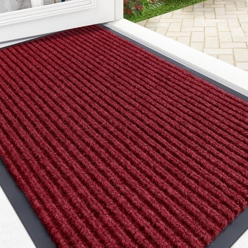 OLANLY Front Door Mat 29.5x17, Waterproof Heavy-Duty Indoor Outdoor Doormat by OLANLY