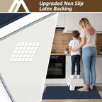 COSY HOMEER Kitchen Rugs and Mats 20"x48" Non Slip Kitchen Mats for Floor - Image 4