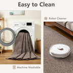 2x6 Coffee/White Runner Rug Washable Non-Slip for Kitchen Hallway Bathroom - Image 6