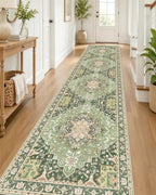 OLANLY 2'6"x14' Washable Runner Rug, Non Slip Carpet for Hallway Kitchen by OLANLY