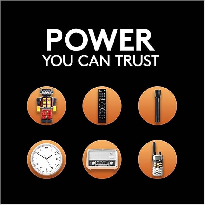 DURACELL Coppertop C Batteries, C Battery with Long-Lasting Power, All-Purpose Alkaline C Battery for Household and Office Devices