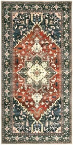 Yamaziot Washable Runner Rug, 3x6 Non-Slip Boho Vintage Hallway Kitchen Rug - Image 2