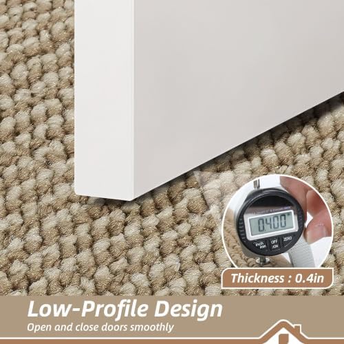 BEQHAUSE Indoor Door Mat 24" x 60", Dirt Trapper Door Mats, Beige - Image 5