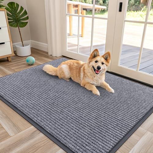 OLANLY Front Door Mat 47x34, Waterproof Heavy-Duty Indoor Outdoor Doormat by OLANLY