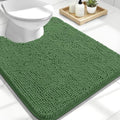 OLANLY Toilet Rugs U-Shaped 24x20, Soft Absorbent Chenille Contour Rugs by OLANLY