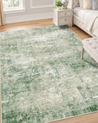 OLANLY 4x6 Washable Area Rug, Soft Non Slip Carpet for Bedroom Living Room by OLANLY