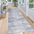 2x8 Runner Rug Non Slip,Washable Hallway Runner Rug,Blue by Restydon