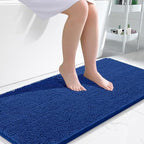 OLANLY Bathroom Runner Rugs 45x27, Extra Soft Absorbent Chenille Bath Rugs by OLANLY