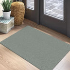 EARTHALL Washable Entryway Rug, Non Slip Indoor Doormat, 2x3 Ft, Green/Grey by Unknown