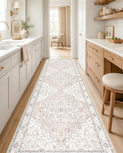 OLANLY 2x8 Washable Runner Rug, Soft Non Slip Carpet for Hallway Kitchen by OLANLY