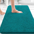 OLANLY Bathroom Rugs 36x24, Extra Soft Absorbent Chenille Bath Rugs by OLANLY